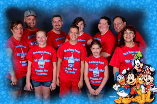 The Morin Family Reunion At Disney World T-Shirt Photo