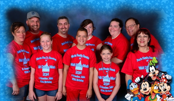 The Morin Family Reunion At Disney World T-Shirt Photo