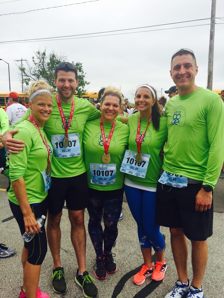 Cellcom Marathon Relay Finishers! T-Shirt Photo