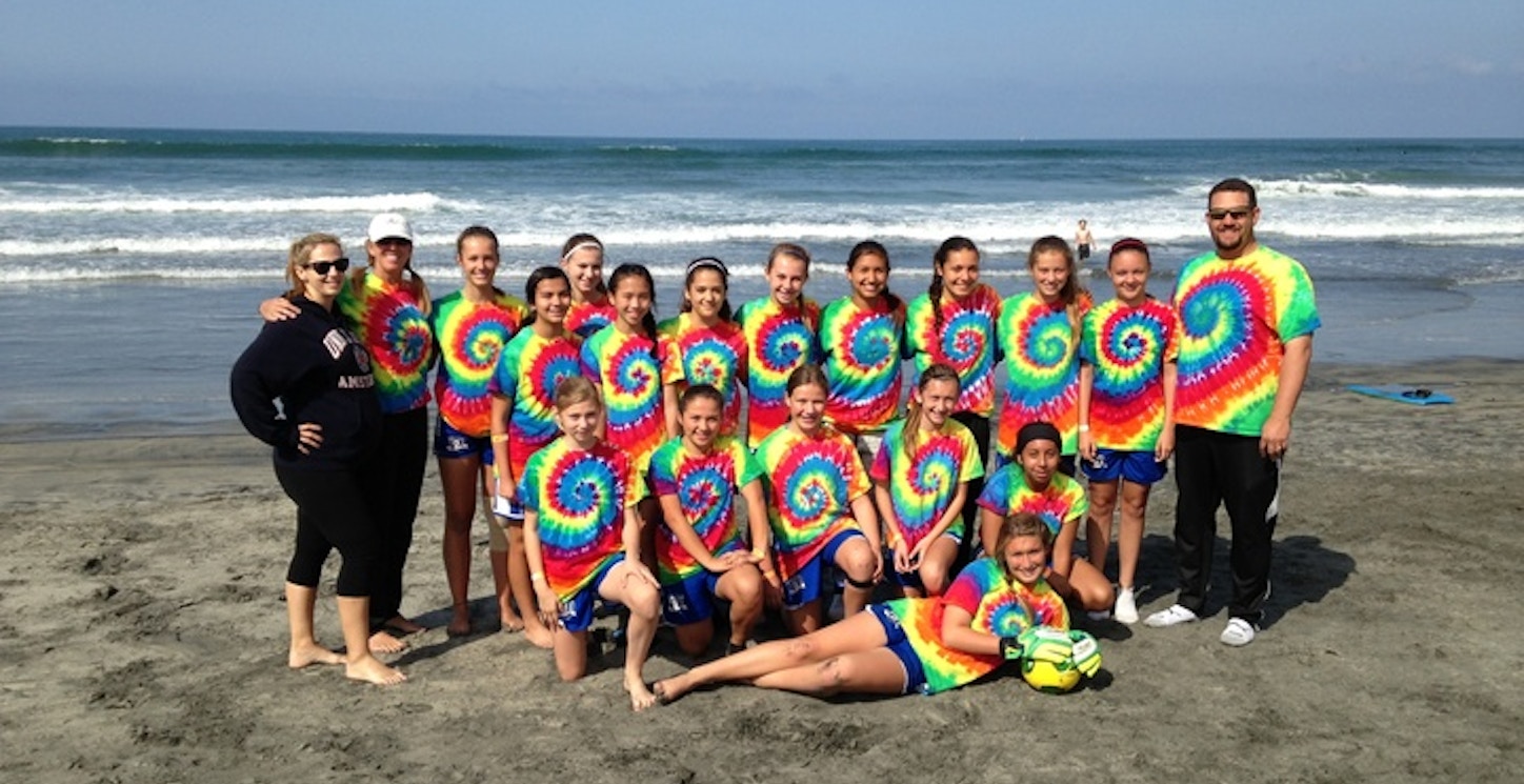 Getting Ready To Play Some Soccer At The Beach Soccer Championships! T-Shirt Photo