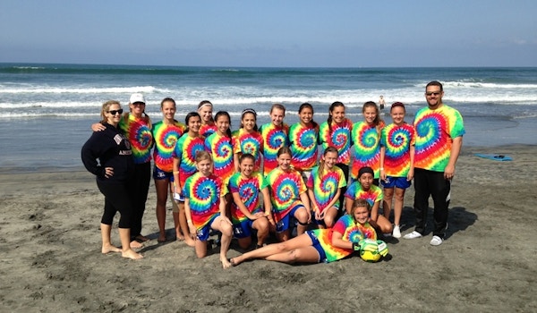 Getting Ready To Play Some Soccer At The Beach Soccer Championships! T-Shirt Photo