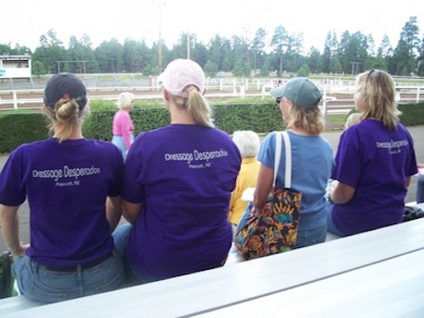 Dressage Desperados On Their First Date With The New Shirts. T-Shirt Photo