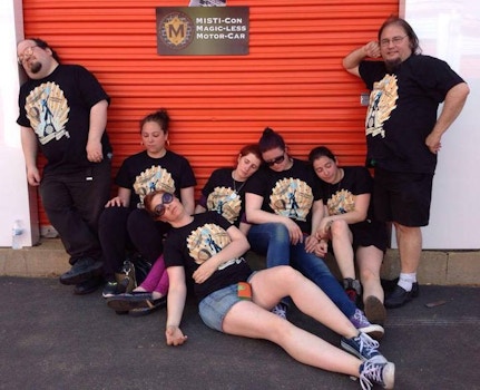 The Misti Con Team Gets A Well Deserved Rest T-Shirt Photo