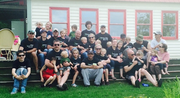 Tamarack Lodge Family Trout Camp T-Shirt Photo