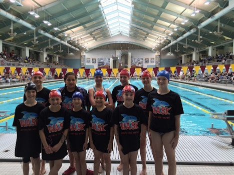 Wask Swim Team Swims At The University Of Minnesota Sporting Their Custom Ink! T-Shirt Photo