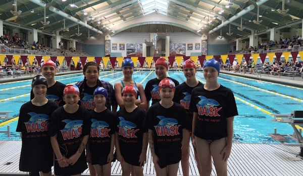 Wask Swim Team Swims At The University Of Minnesota Sporting Their Custom Ink! T-Shirt Photo