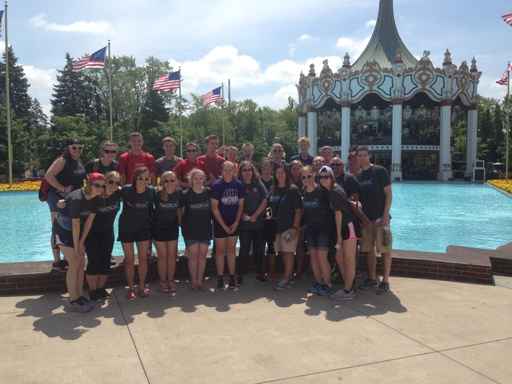 Radical Youth Group At Six Flags T-Shirt Photo