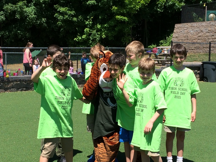 3rd & 4th Grade  Assistant Coaches And Tobin Tiger T-Shirt Photo