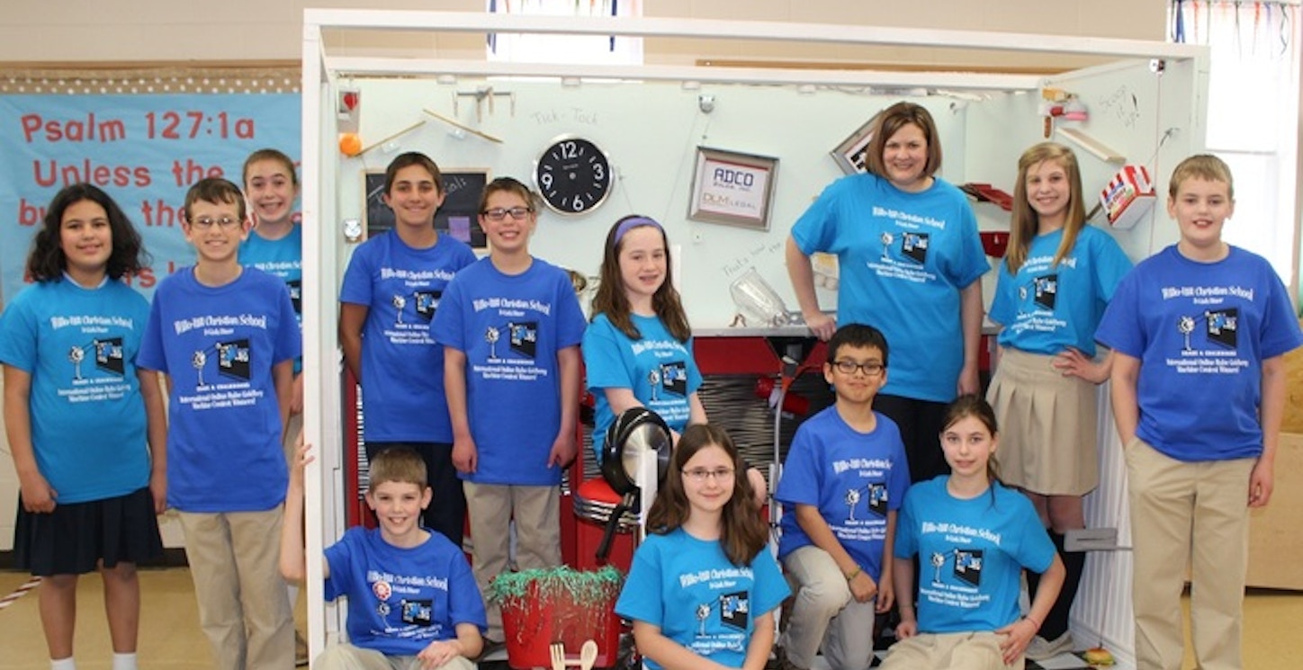 2015 Willo Hill Christian School Rube Goldberg Team T-Shirt Photo