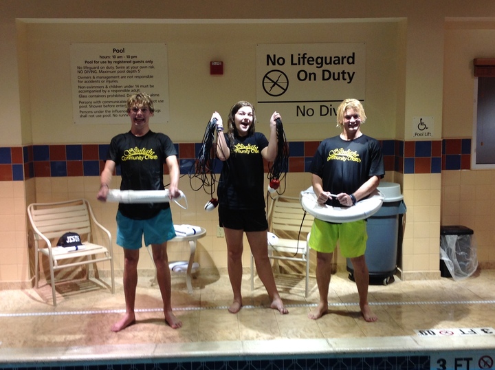 Sonlight Youth Showing Some "Life Saving" Spirit! T-Shirt Photo