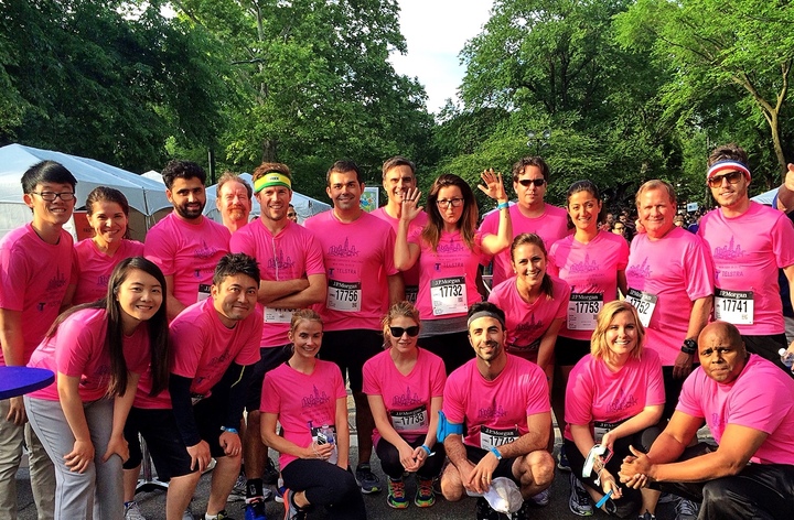 Team Telstra Run The Jp Morgan Challenge T-Shirt Photo