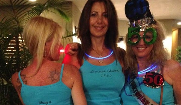 Picture of Chrissy's 50th Bash Custom T-Shirt Design Chrissy's 50th Bash T-Shirt Photo