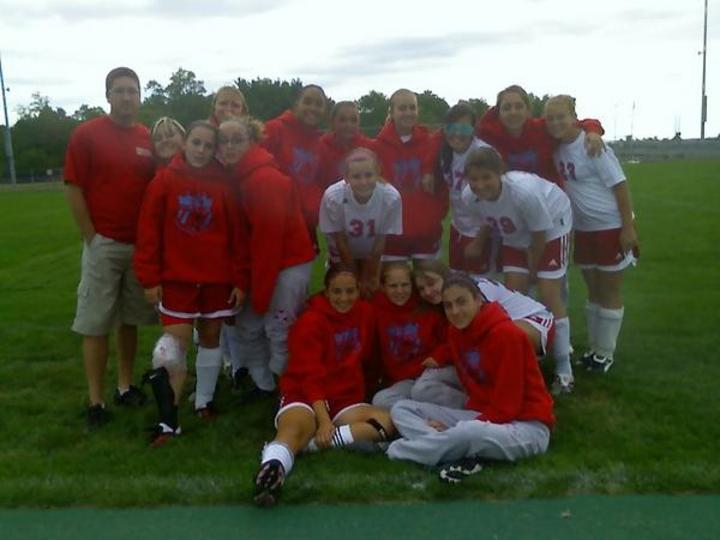 Girls Soccer T-Shirt Photo