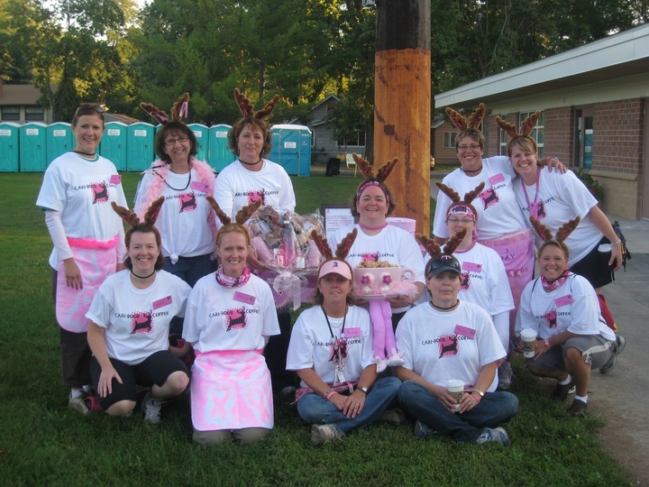 Cari Boob Coffee @ The Breast Cancer 3 Day Walk T-Shirt Photo