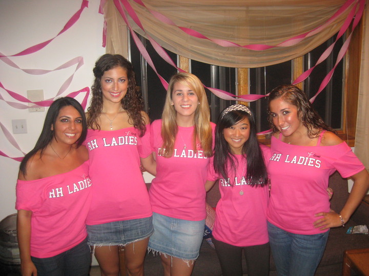 Pink Ladies Fight Against Breast Cancer T-Shirt Photo