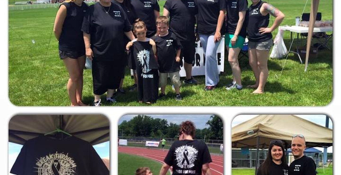 Picture of Relay For Life Team: Miles For Mike Custom T-Shirt Design Relay For Life Team: Miles For Mike T-Shirt Photo