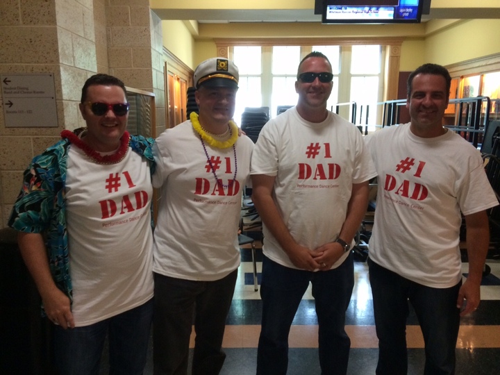 Dads At Performance Dance Recital T-Shirt Photo