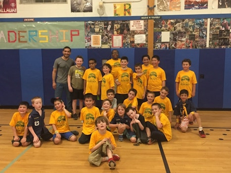 Pack 94 Cub Scouts From Rockland County, Ny At Physical Fitness Night.  T-Shirt Photo