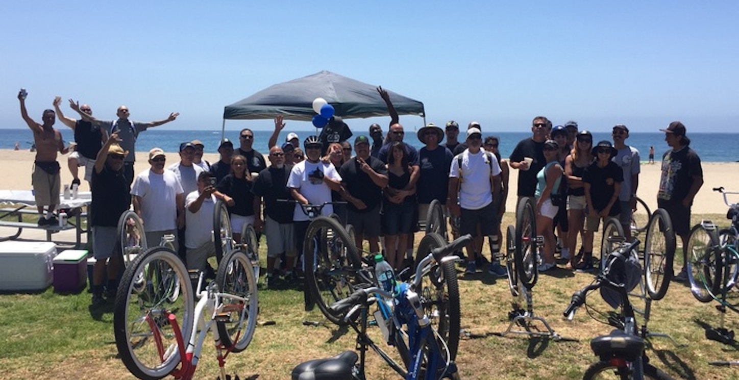 Santa Barbara 1st Annual Fathers Day Cruiser Ride 2015 T-Shirt Photo