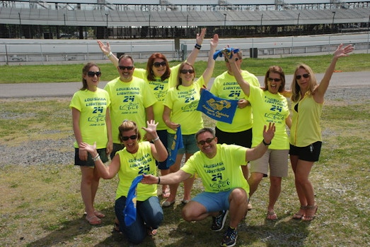 Louisiana Lightning At The Race Track! T-Shirt Photo