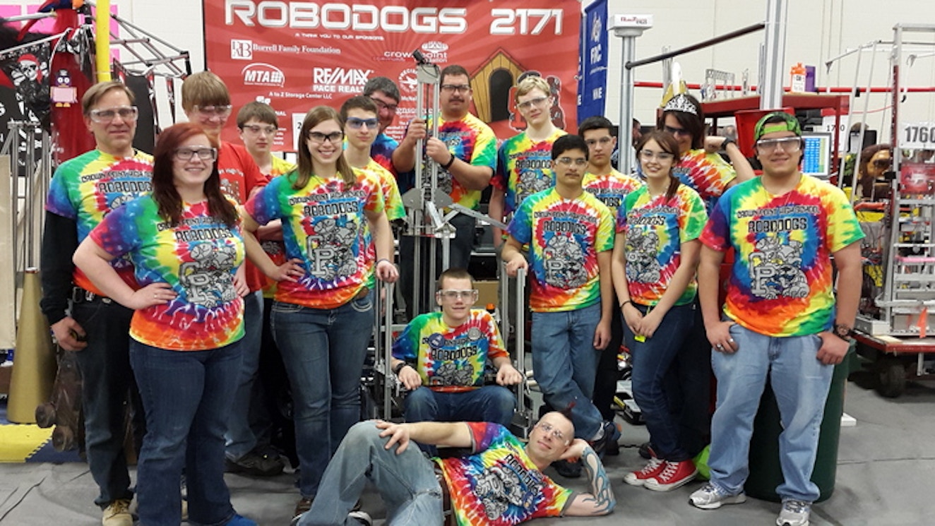 Crown Point Robo Dogs Robotics Team 2171 T-Shirt Photo