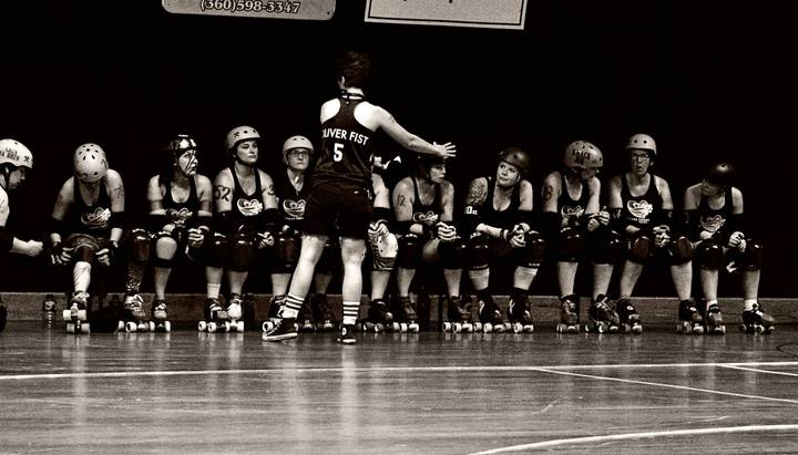 Chaos Theory Roller Derby T-Shirt Photo