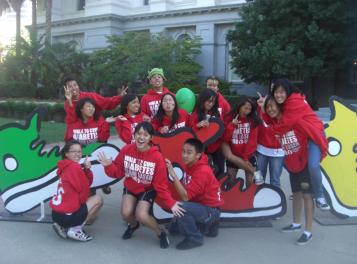 Walk To Cure Diabetes   Team Loser. T-Shirt Photo