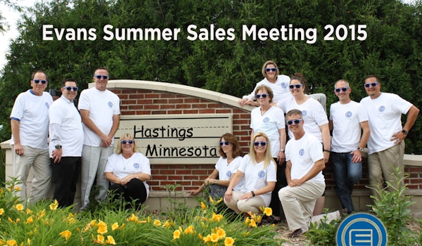 Evans Summer Sales Meeting 2015 T-Shirt Photo