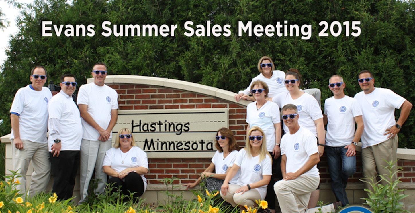 Evans Summer Sales Meeting 2015 T-Shirt Photo