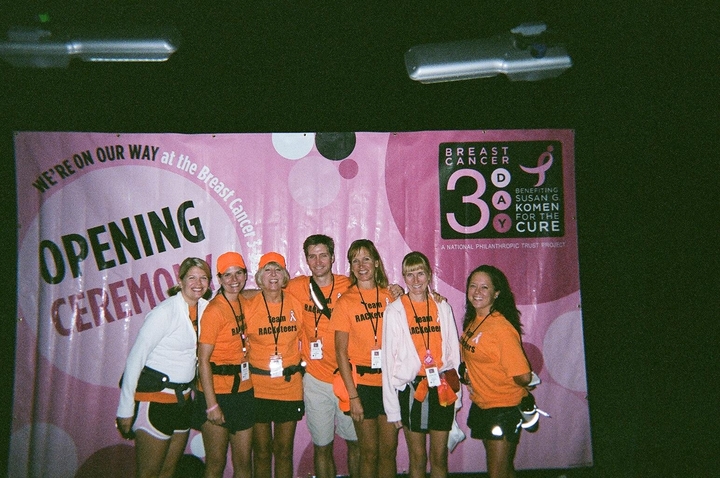 Team Rac Keteers At The Breast Cancer 3 Day T-Shirt Photo