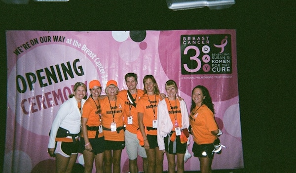 Team Rac Keteers At The Breast Cancer 3 Day T-Shirt Photo