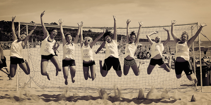 Soccer In The Sand   Champions T-Shirt Photo