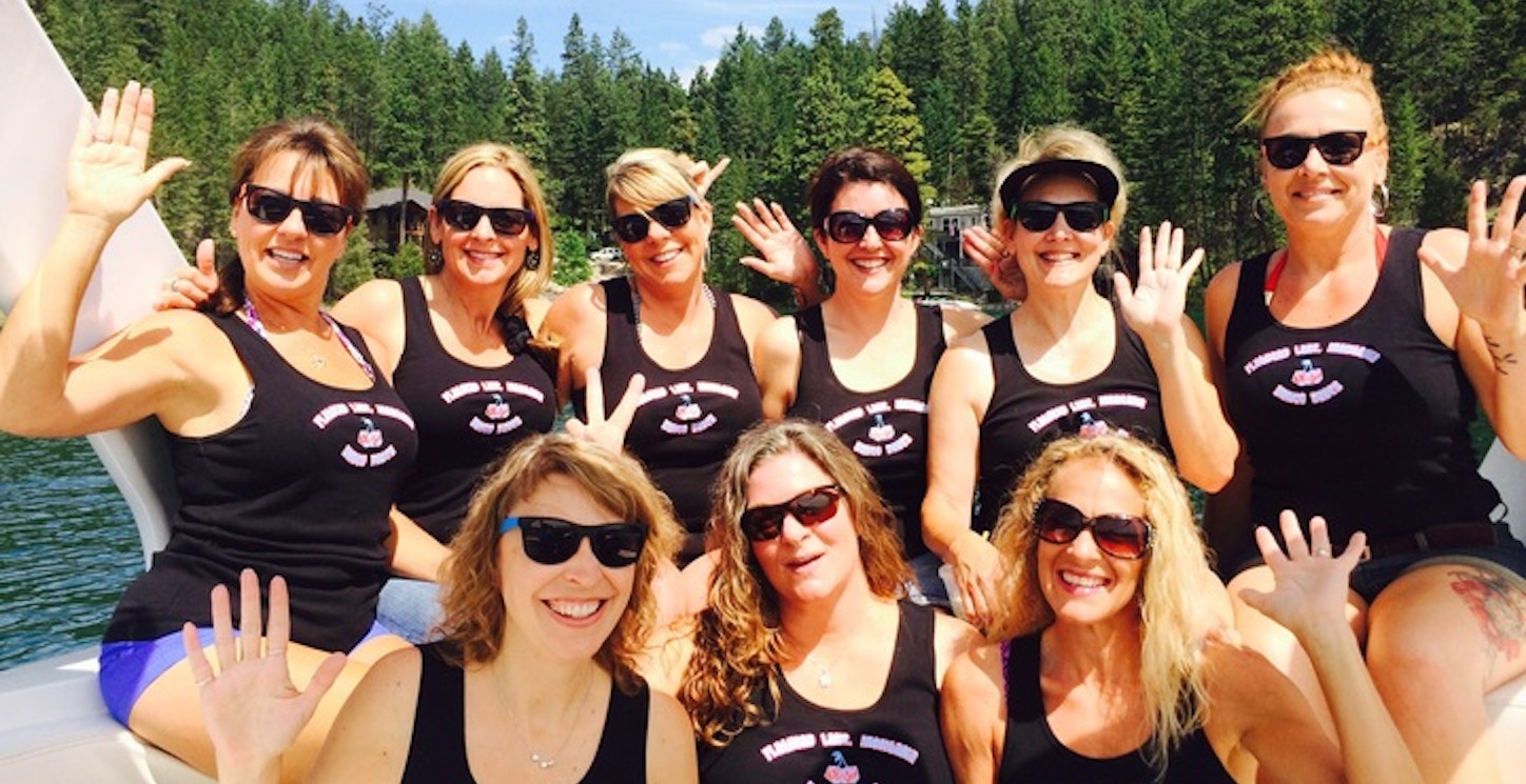 Picture of Boating Bunco Babes Custom T-Shirt Design Boating Bunco Babes T-Shirt Photo