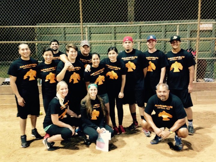 Juggernauts Softball Team T-Shirt Photo