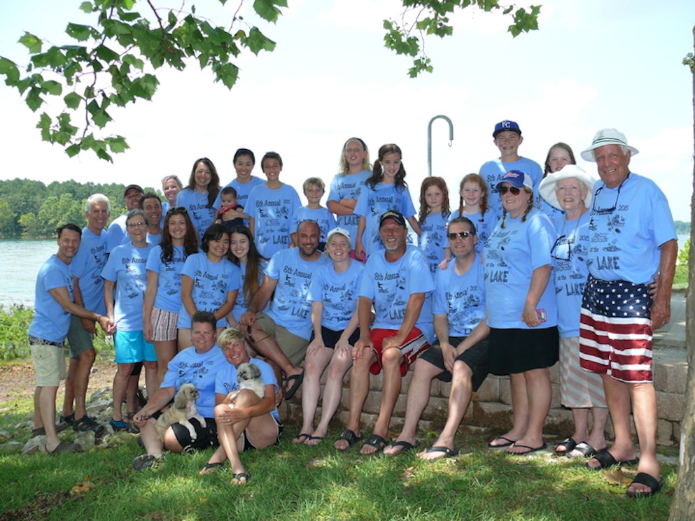8th Annual Family Reunion On Table Rock Lake T-Shirt Photo
