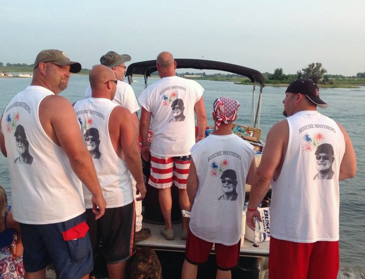 Hoochie Brothers Fireworks Show 2015 T-Shirt Photo