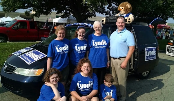 Vote Ed Lyons For City Council T-Shirt Photo