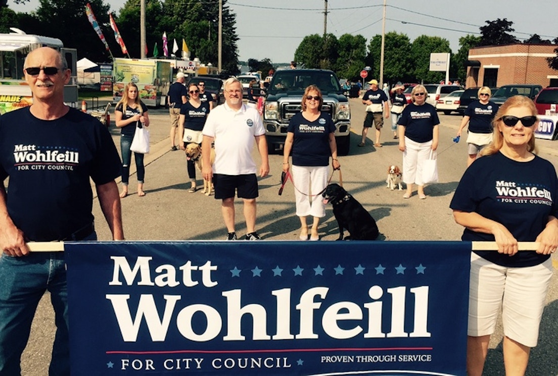 Matt Wohlfeill's Campaign T-Shirt Photo