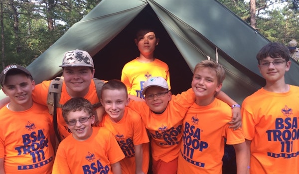 Bs Troop 111 At Camp Squanto T-Shirt Photo