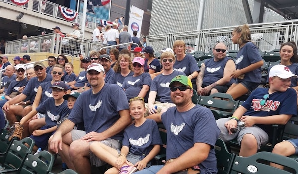 Hendrickson Family At The Minnesota Twins Game T-Shirt Photo