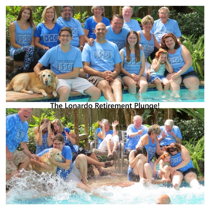 Lonardo Retirement Plunge! T-Shirt Photo