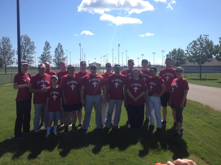 St. Andrew Softball Team West Fargo, Nd T-Shirt Photo