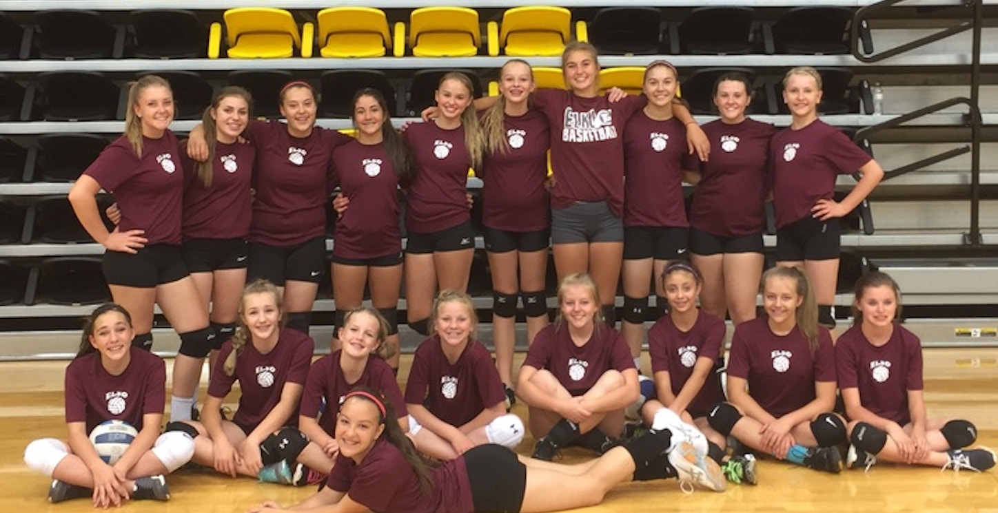 Elko Volleyball At The Csi Volleyball Camp T-Shirt Photo