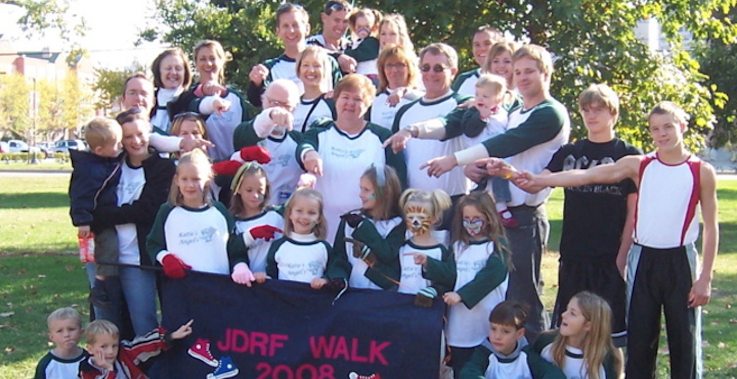 Picture of Katies Angels Jdrf Walk 2008 Indpls Indiana Custom T-Shirt Design Katies Angels Jdrf Walk 2008 Indpls Indiana T-Shirt Photo