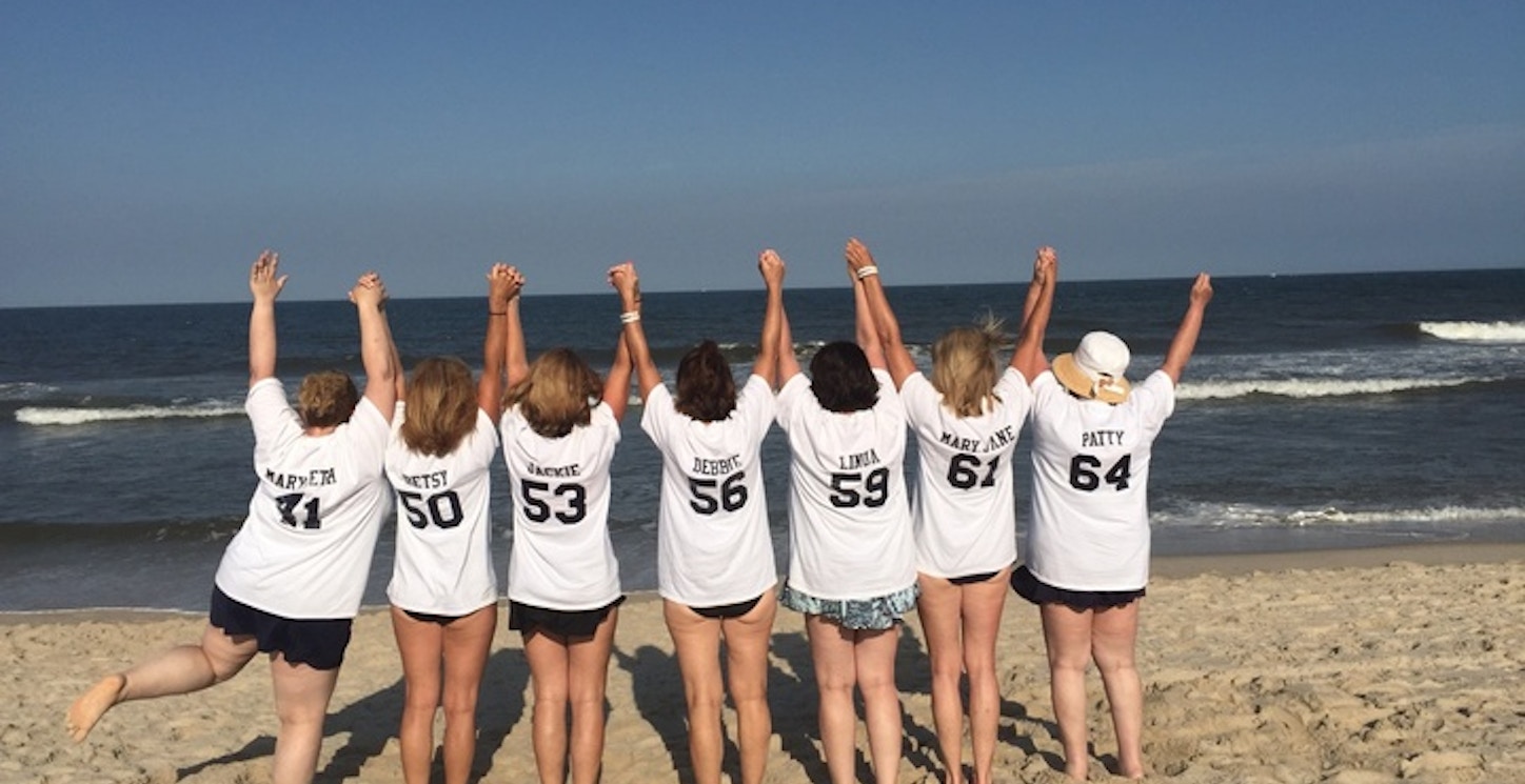 Picture of Betsy's 50th. . .Shore Thing! Custom T-Shirt Design Betsy's 50th. . .Shore Thing! T-Shirt Photo