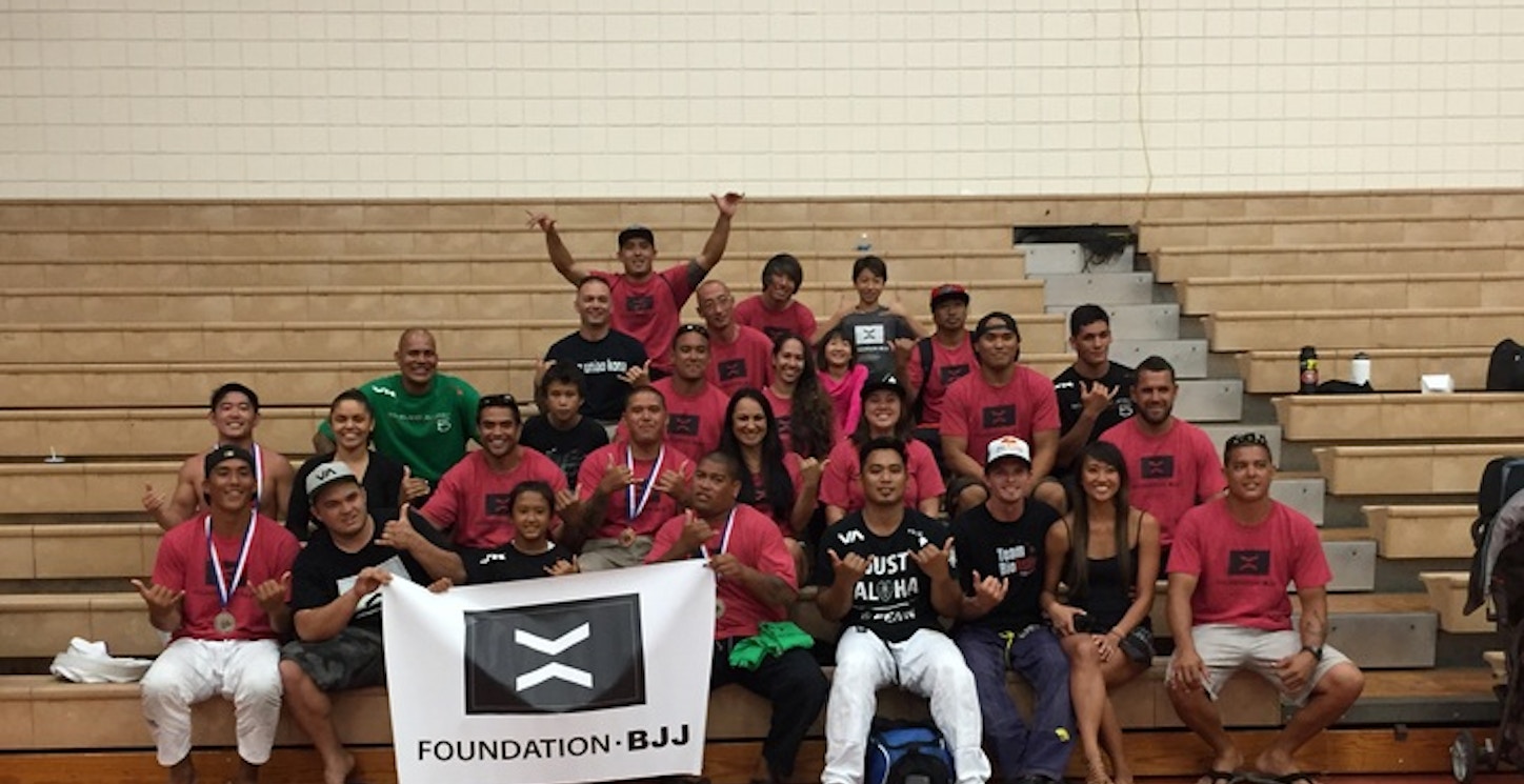 Picture of Foundation Bjj Tourney Group Photo Custom T-Shirt Design Foundation Bjj Tourney Group Photo T-Shirt Photo