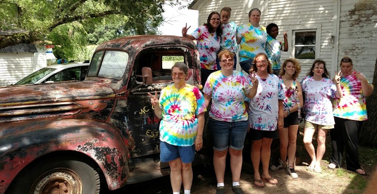 Tie Dye Campers T-Shirt Photo