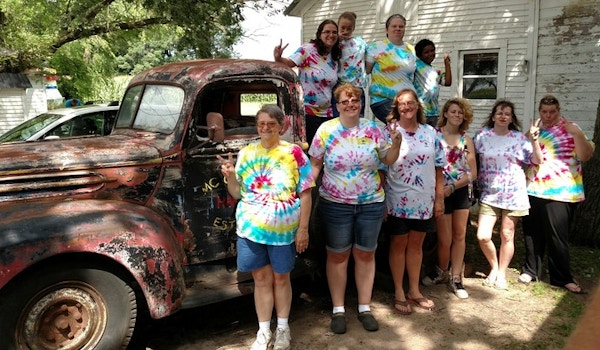 Tie Dye Campers T-Shirt Photo