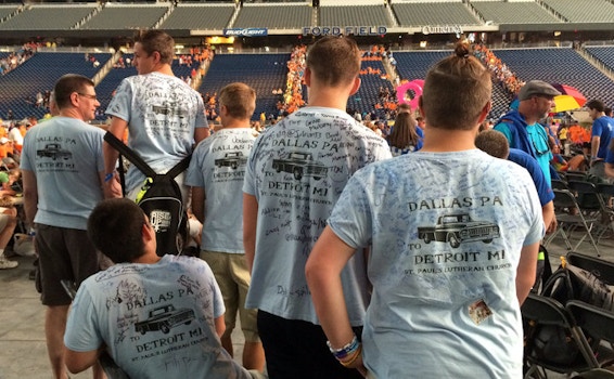 Lutheran Youth In Motor City T-Shirt Photo