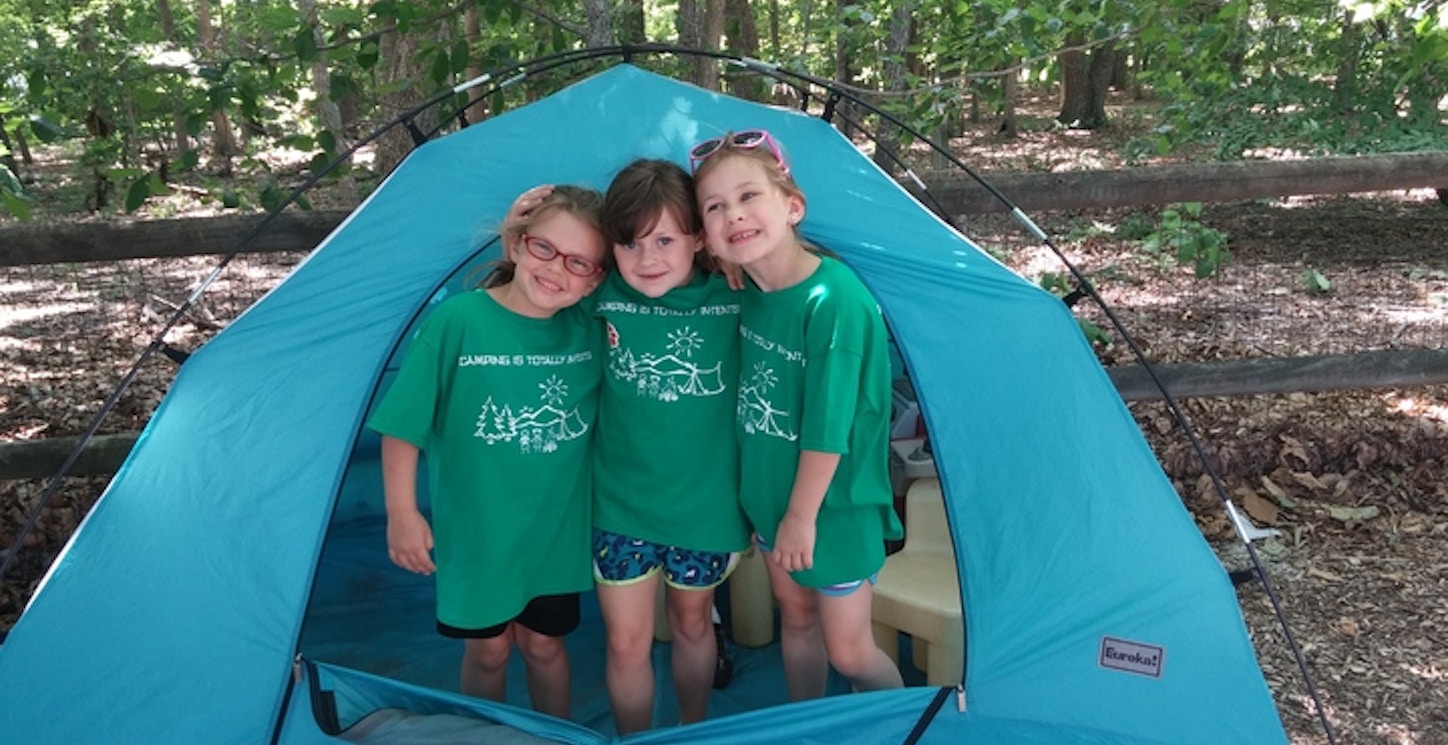 Summer Camp 2015: "Camping Is Totally In Tents!" T-Shirt Photo